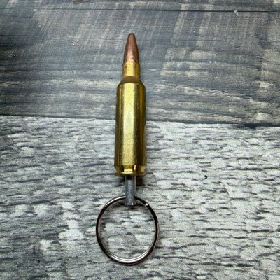 300 Remington Short Action Ultra Magnum Bullet Keychain