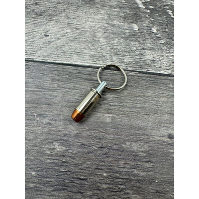 38S&W Nickle Bullet Keychain