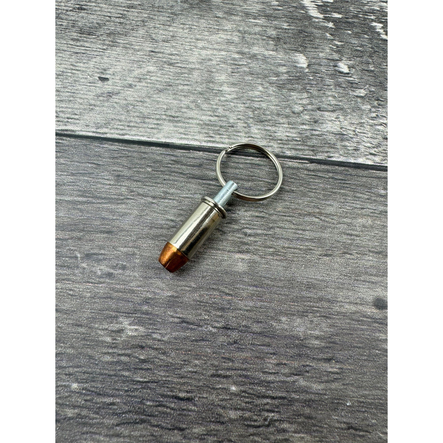 38S&W Nickle Bullet Keychain