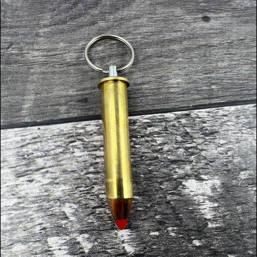 45-70 Brass Case Bullet Keychain