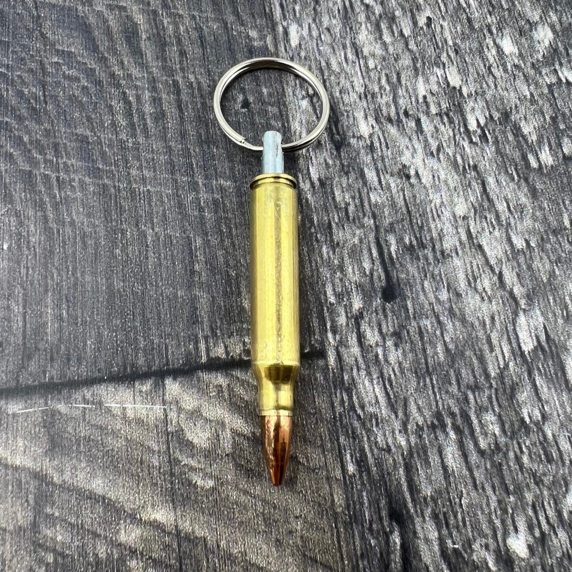 223 Remington Brass Bullet Keychain