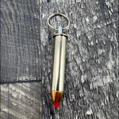 45-70 Nickle Case Bullet Keychain