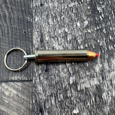 45-70 Nickle Case Bullet Keychain