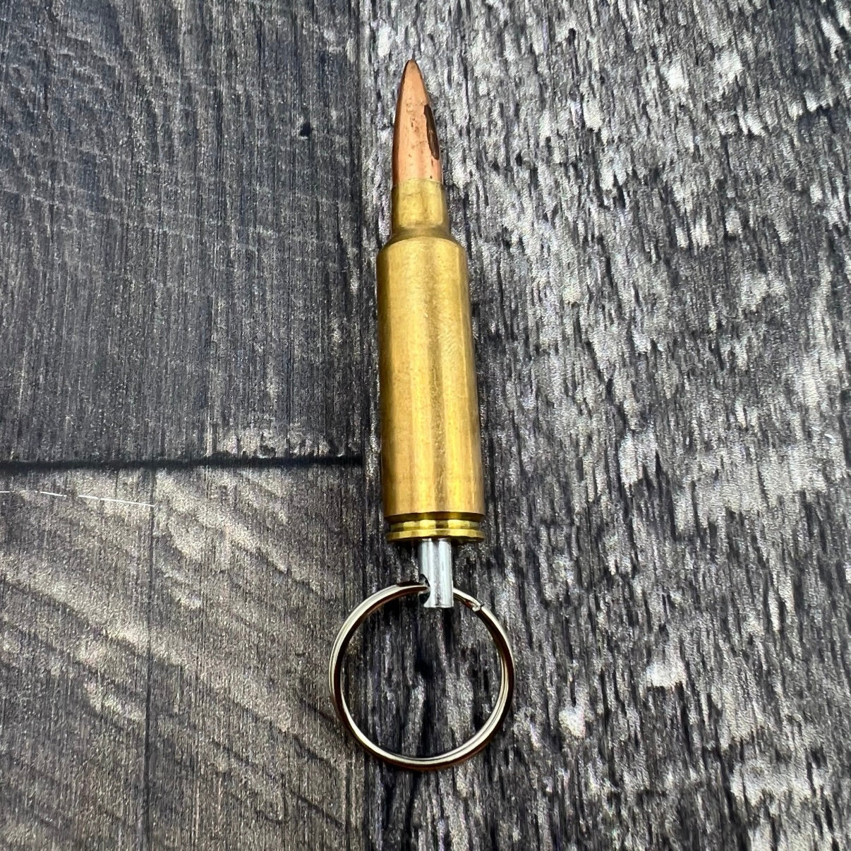 300 WSM Brass Bullet Keychain
