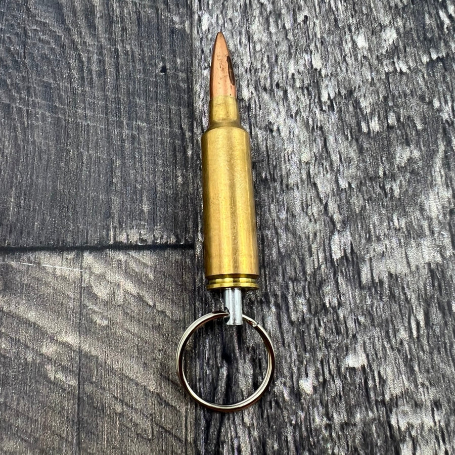 300 WSM Brass Bullet Keychain