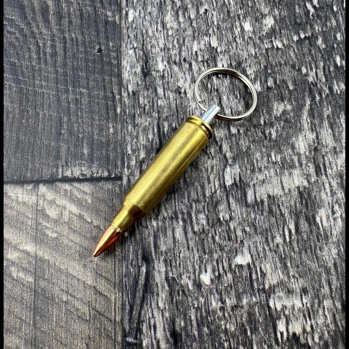 22-250 Bullet Keychain