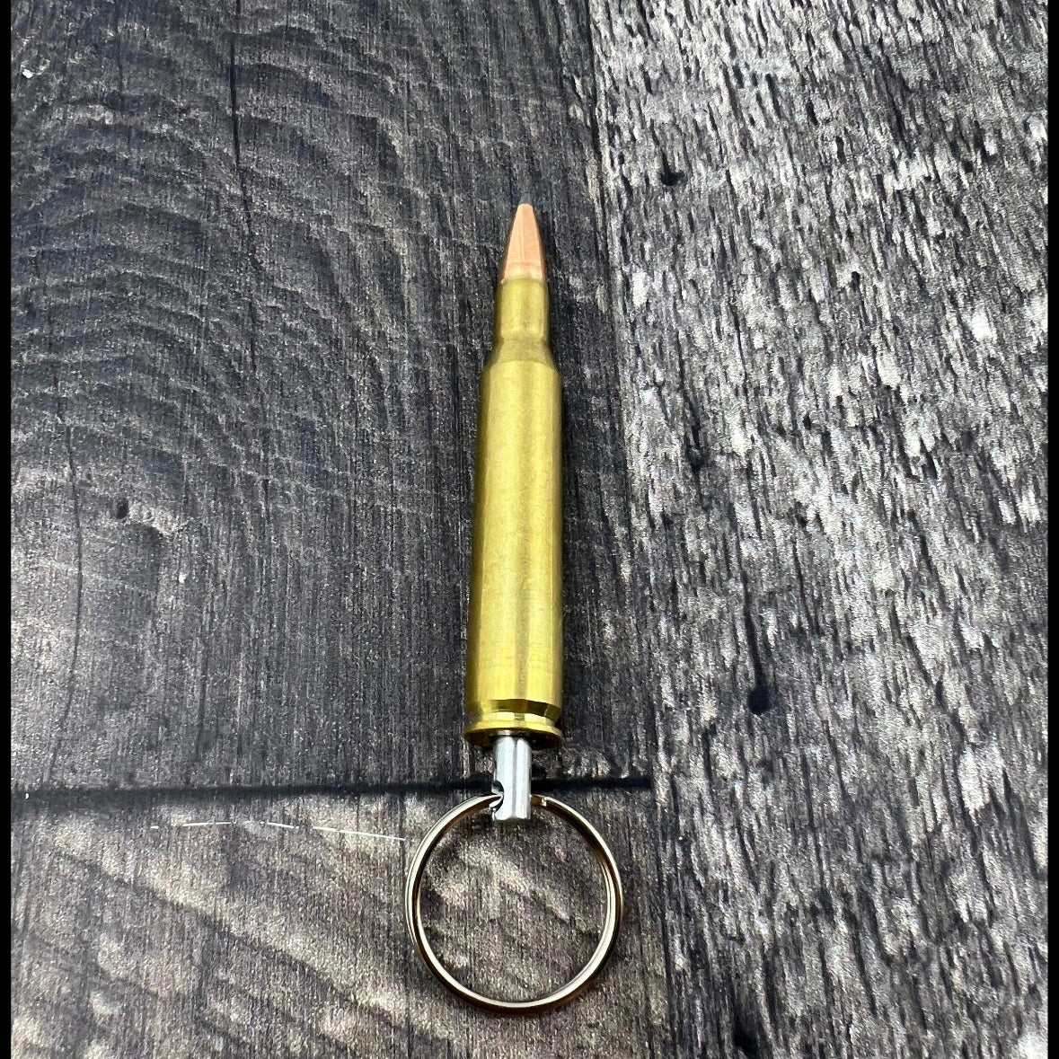 270 Winchester Brass Case Bullet Keychain