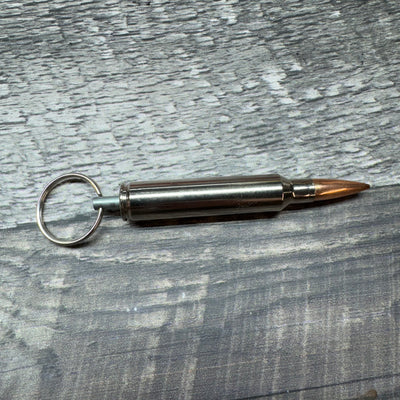 300 PRC Nickle Bullet Keychain