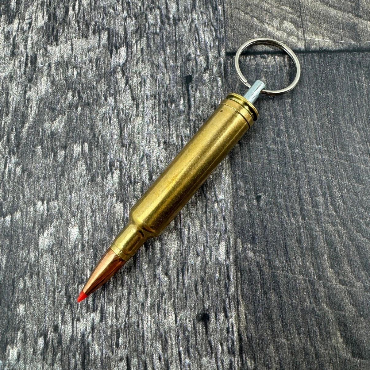 7mm Weatherby Magnum Bullet Keychain