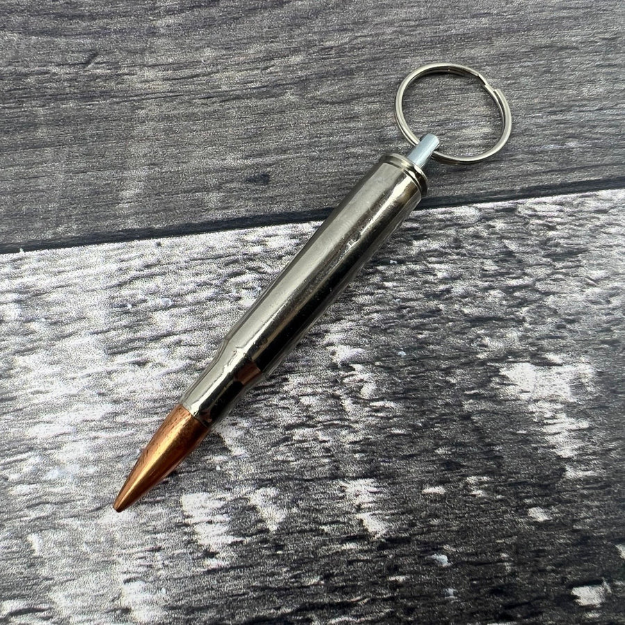 30-06 Nickle Bullet Keychain