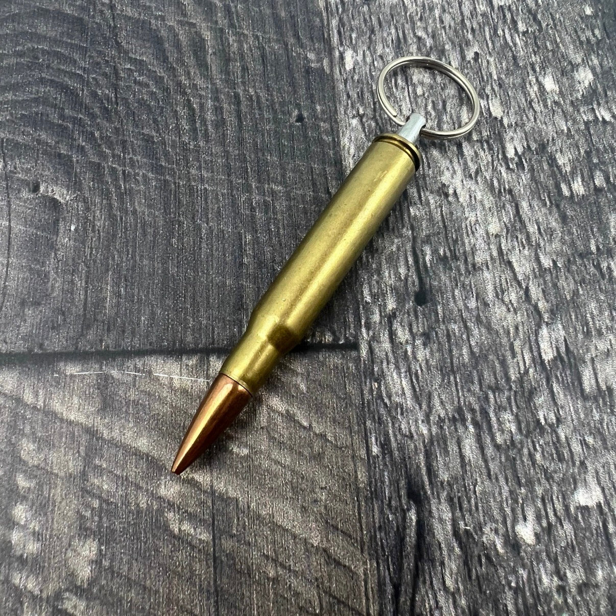 30-06 Brass Bullet Keychain