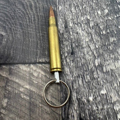 30-06 Brass Bullet Keychain