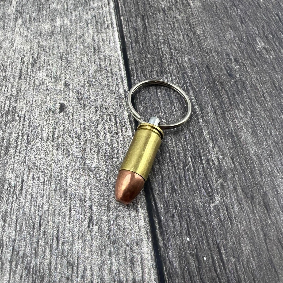 9mm Luger Brass key chains