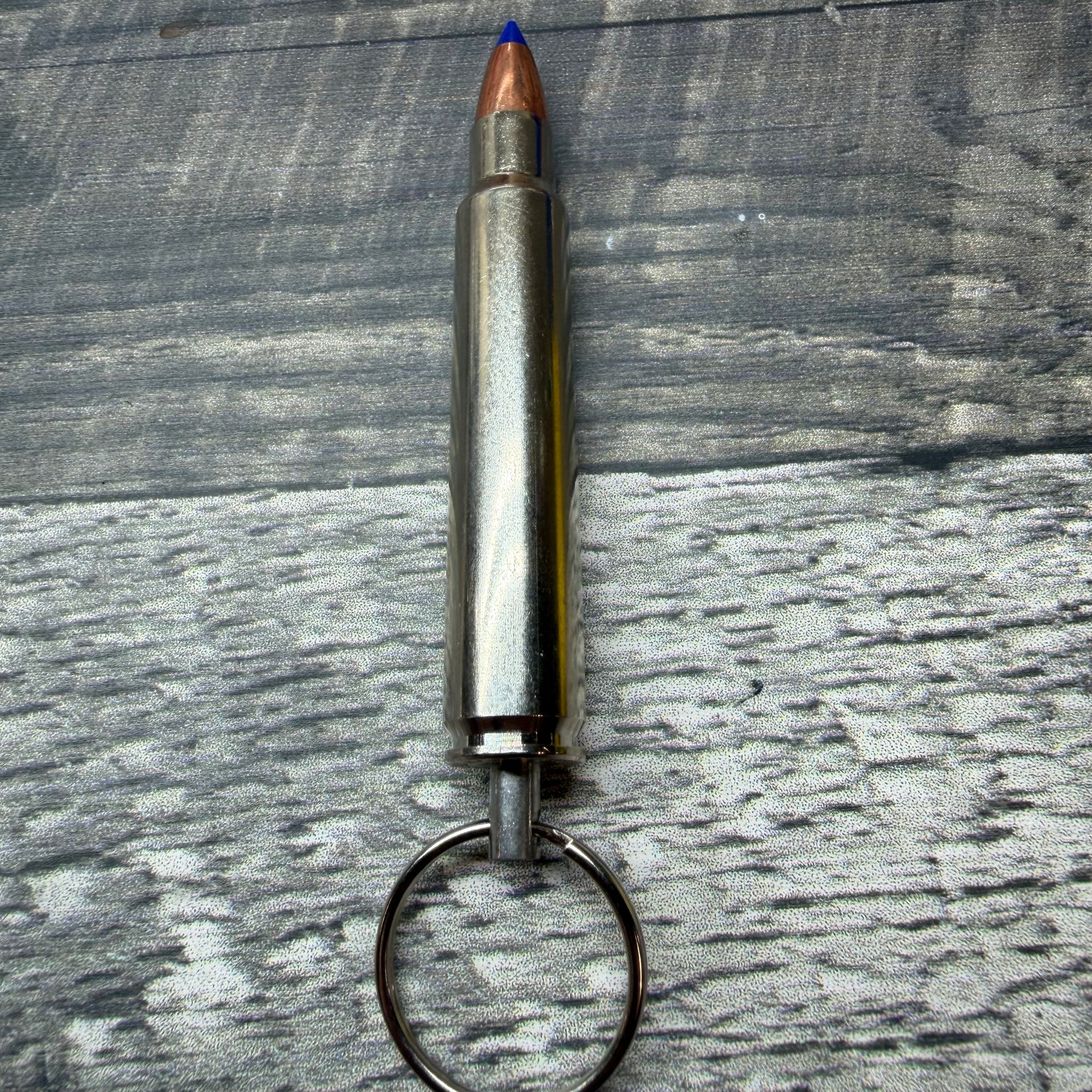375 Remington Ultra Magnum Bullet Key Chain