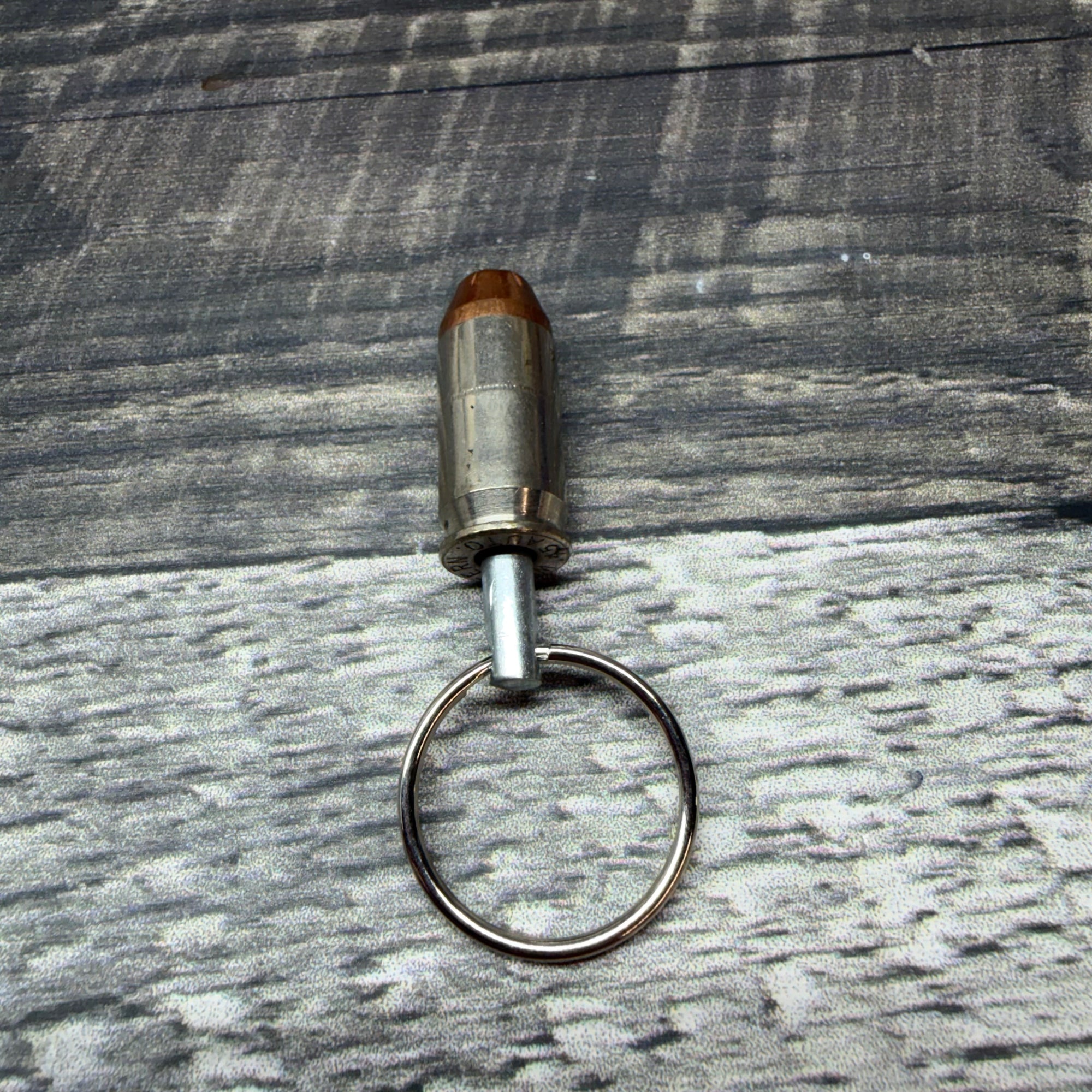 45 ACP Nickle key chain