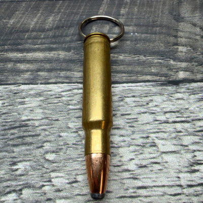 350 Remington Magnum Bullet Key Chain