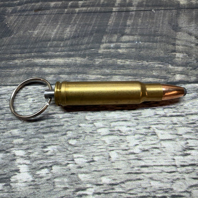 350 Remington Magnum Bullet Key Chain