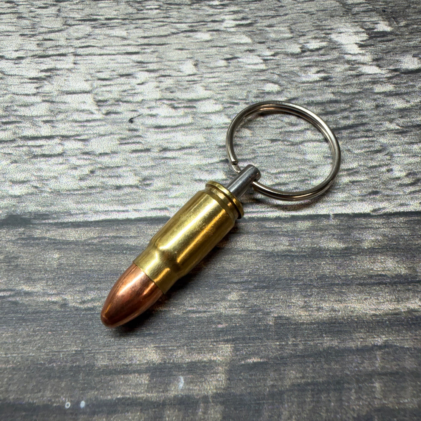 30 Luger Bullet Keychains