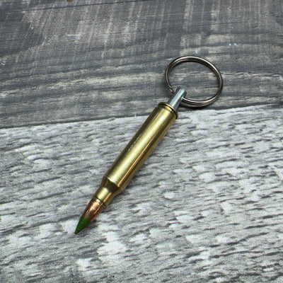 223 Remington Brass Bullet Keychain