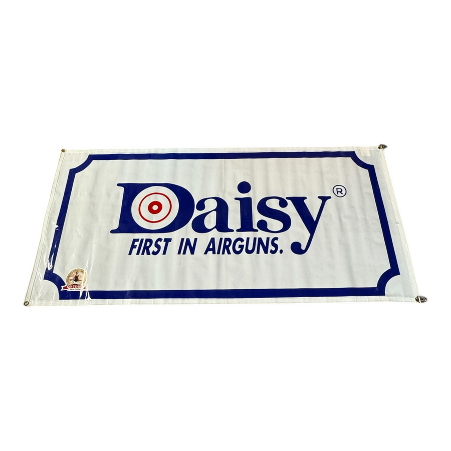 Daisy first in airguns 120th anniversary banner (163) (Consignment)