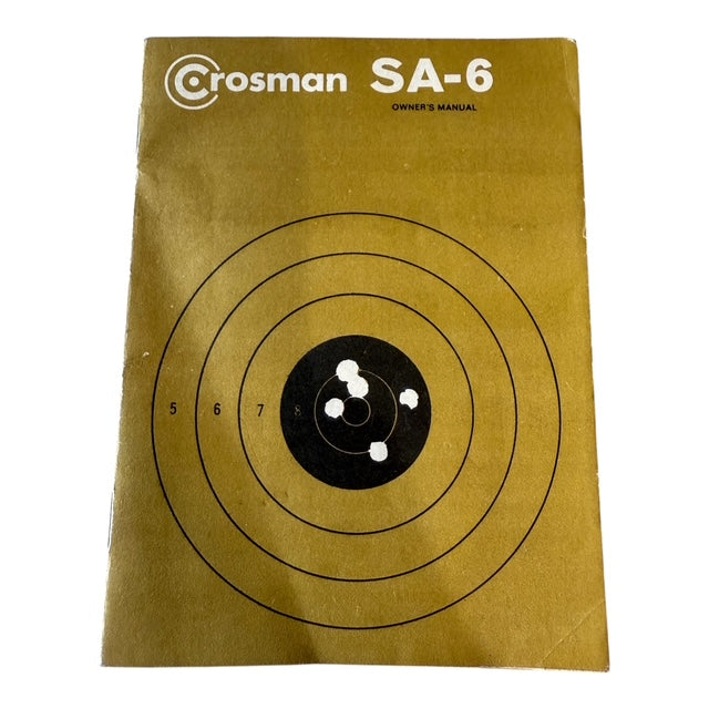Crosman SA6 Owners manual