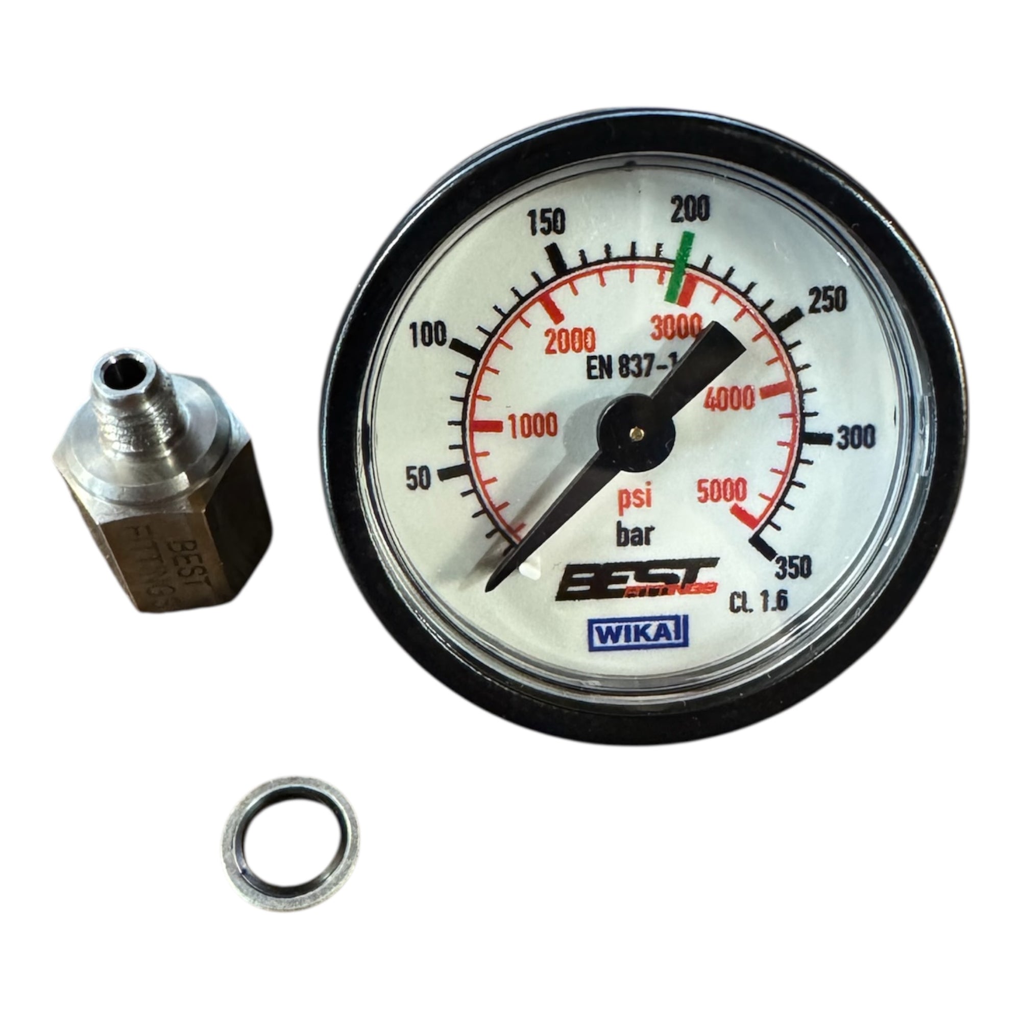 Weihrauch HW100 Regulator Port Adapter & Gauge