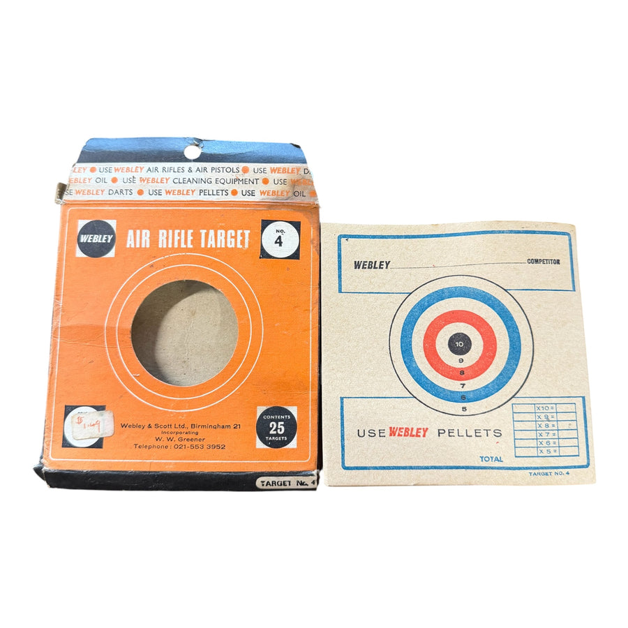 Vintage Webley No.4 Targets (Consignment) (129)