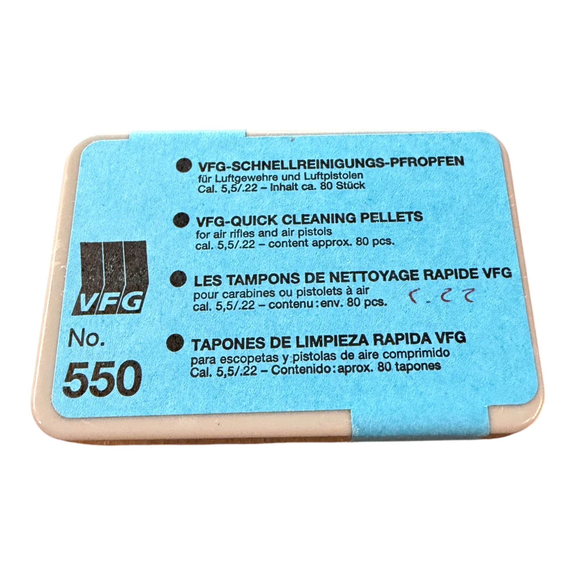 VFG No. 550 .22 Cleaning pellets (808)(Consignment)