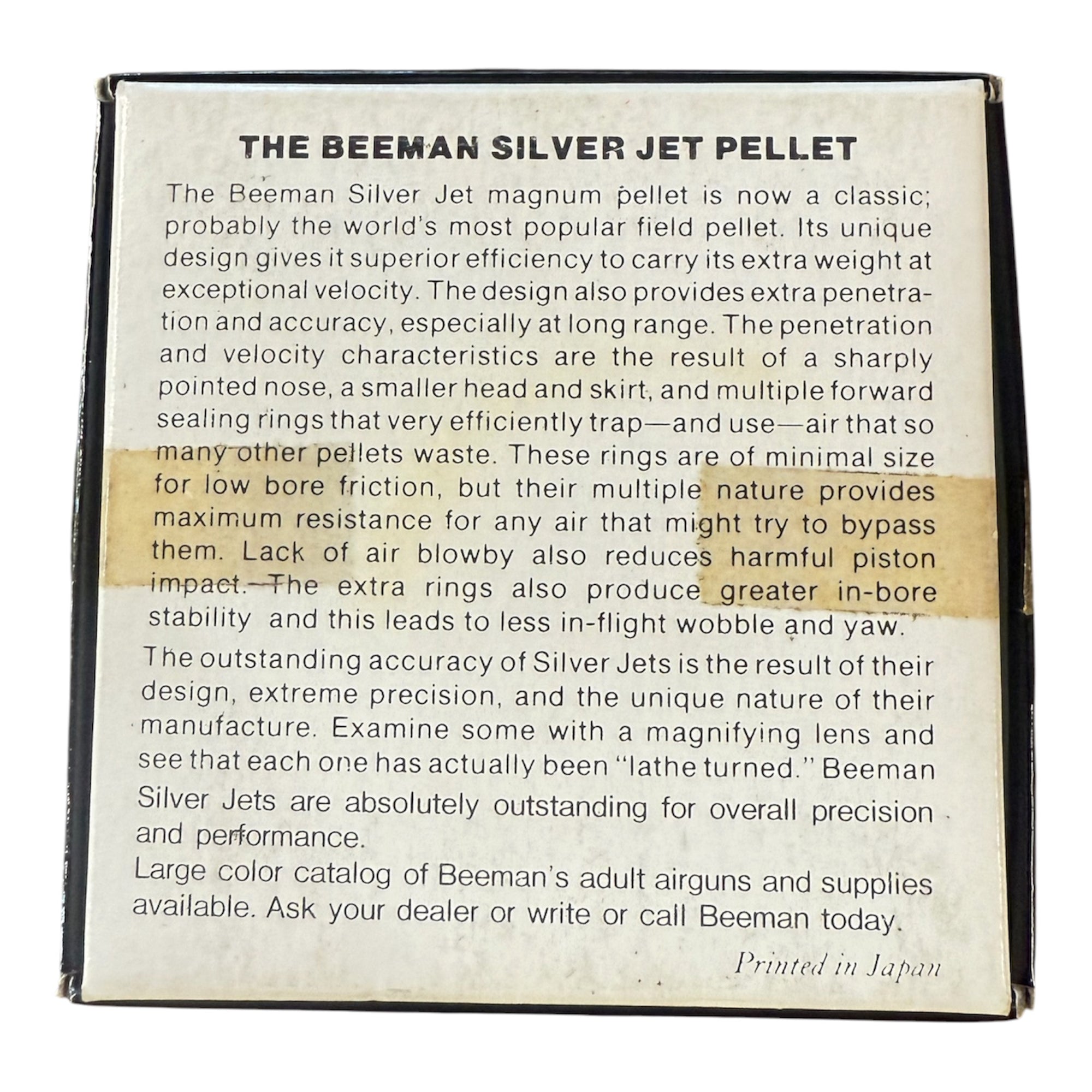 Beeman Silver Jet .20 (875)(Consignment)