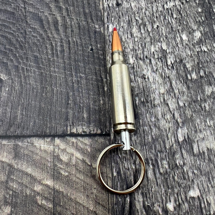 6.5 Creedmoor Nickle Bullet Keychain
