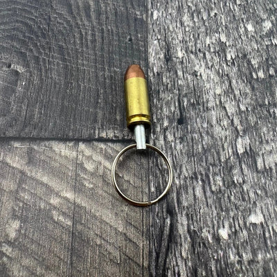 40 S&W Bullet Brass Keychain