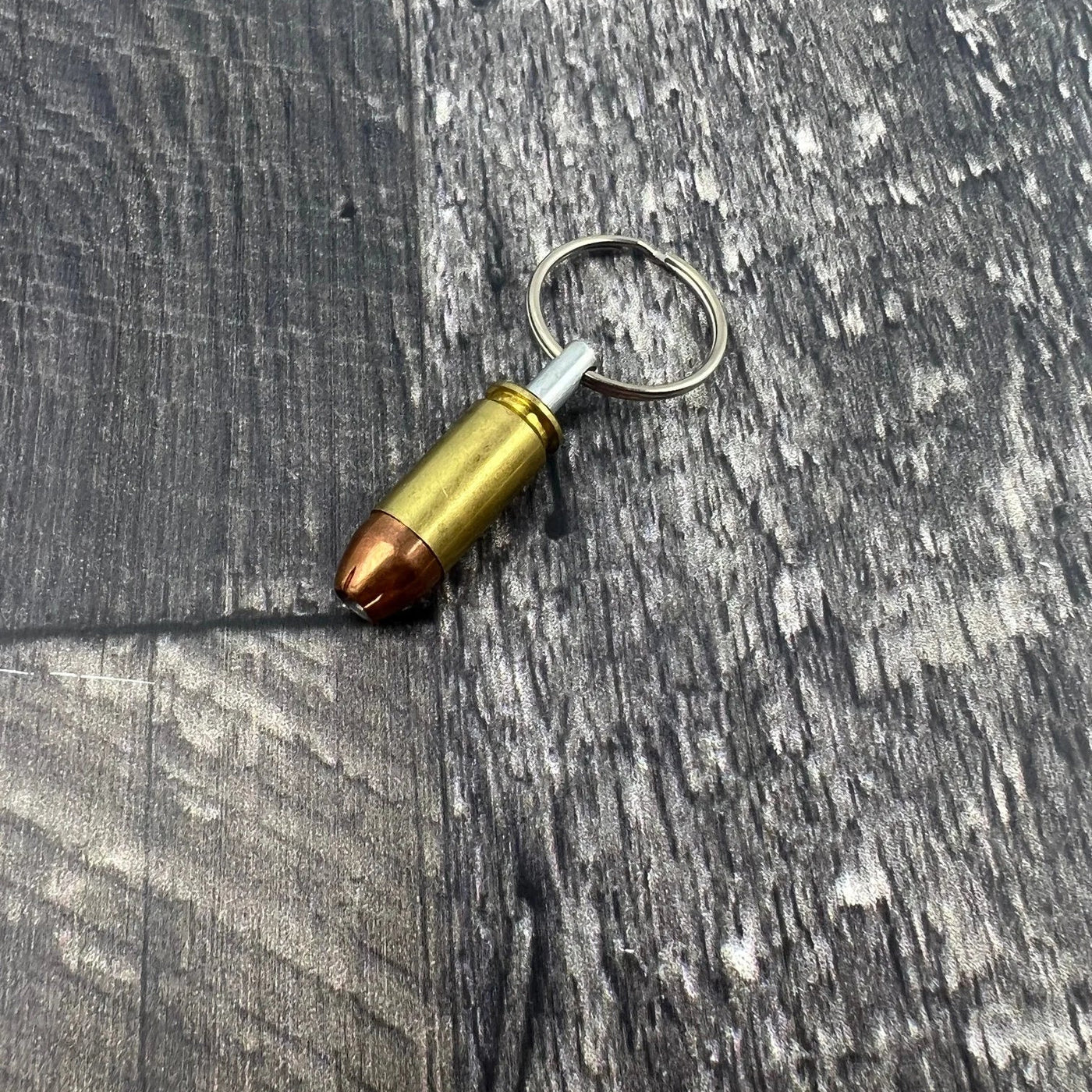40 S&W Bullet Brass Keychain