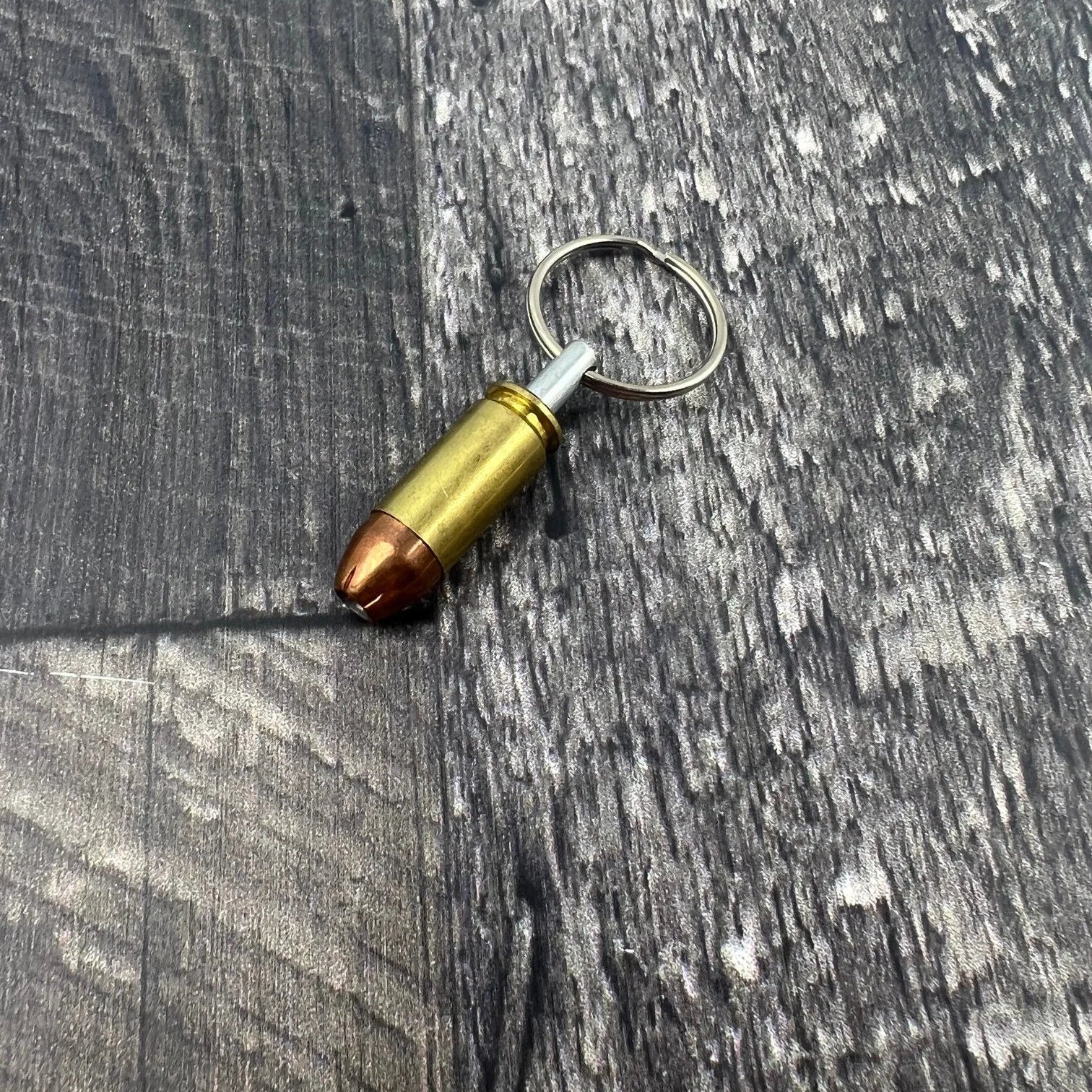 40 S&W Bullet Brass Keychain