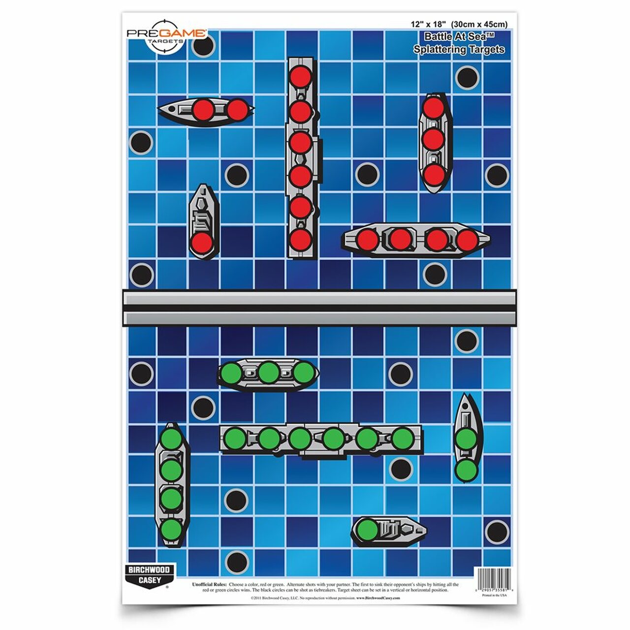 12"X18" Battle at sea targets (35560)(BRC-TR-022)