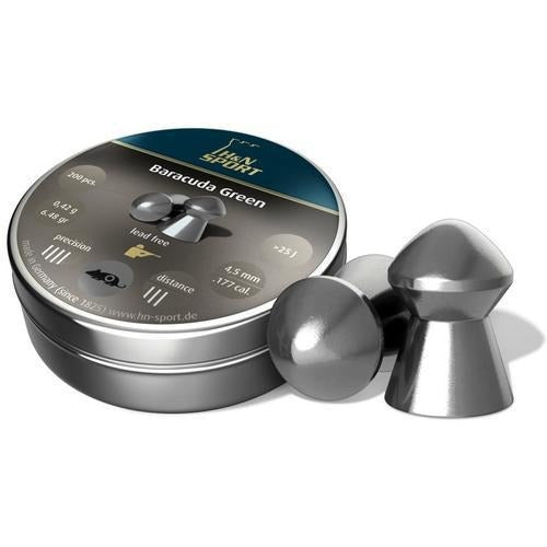 Baracuda Green 4.50mm .177 (HAN-PL-029)