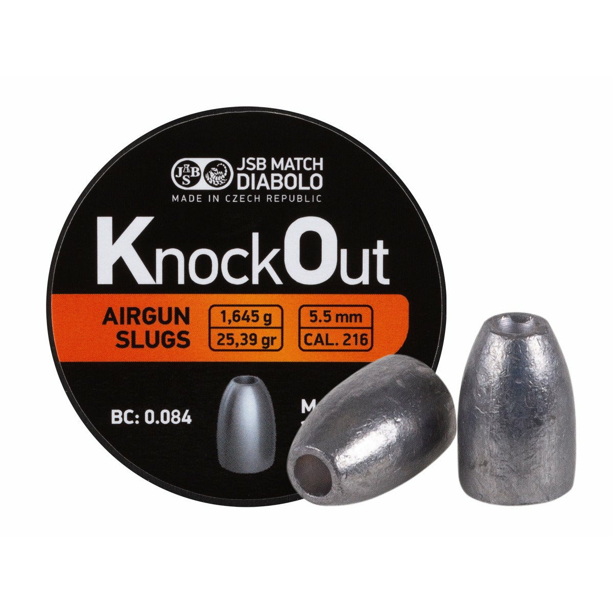 KO Slugs 5.5 mm .216 (JSB-PL-087)