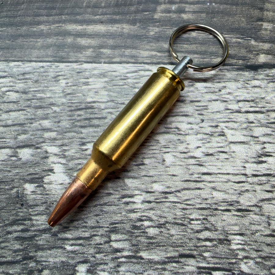 300 Remington Short Action Ultra Magnum Bullet Keychain