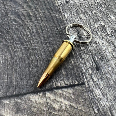 22 Remington Jet Magnum Bullet Keychain