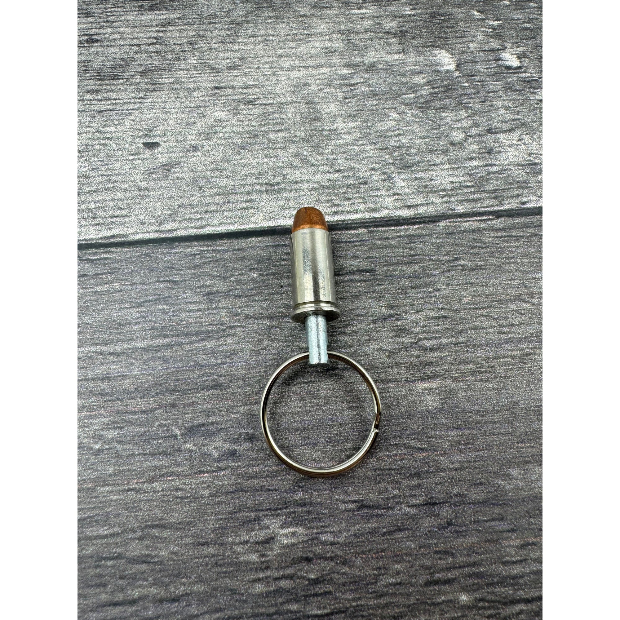 38S&W Nickle Bullet Keychain