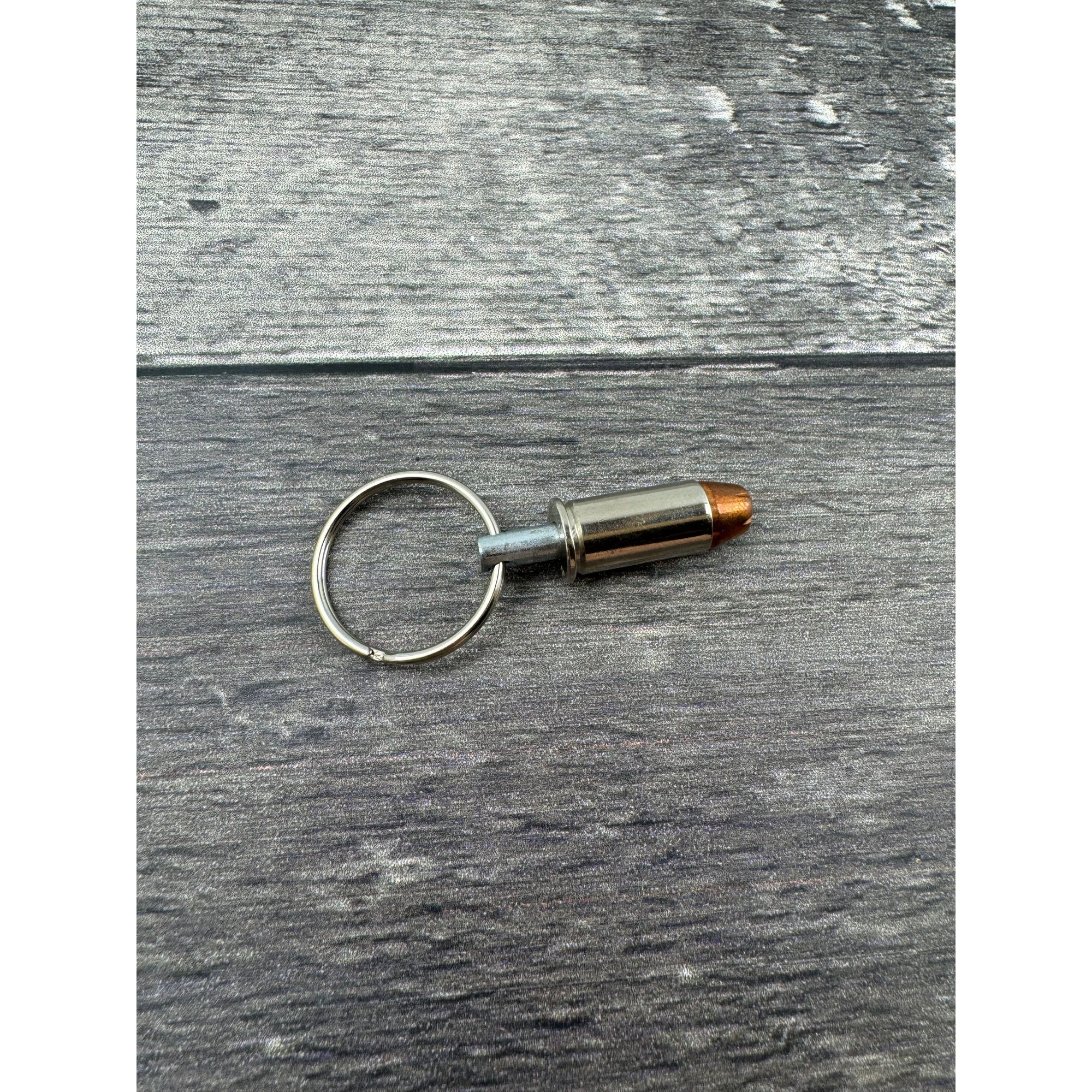 38S&W Nickle Bullet Keychain
