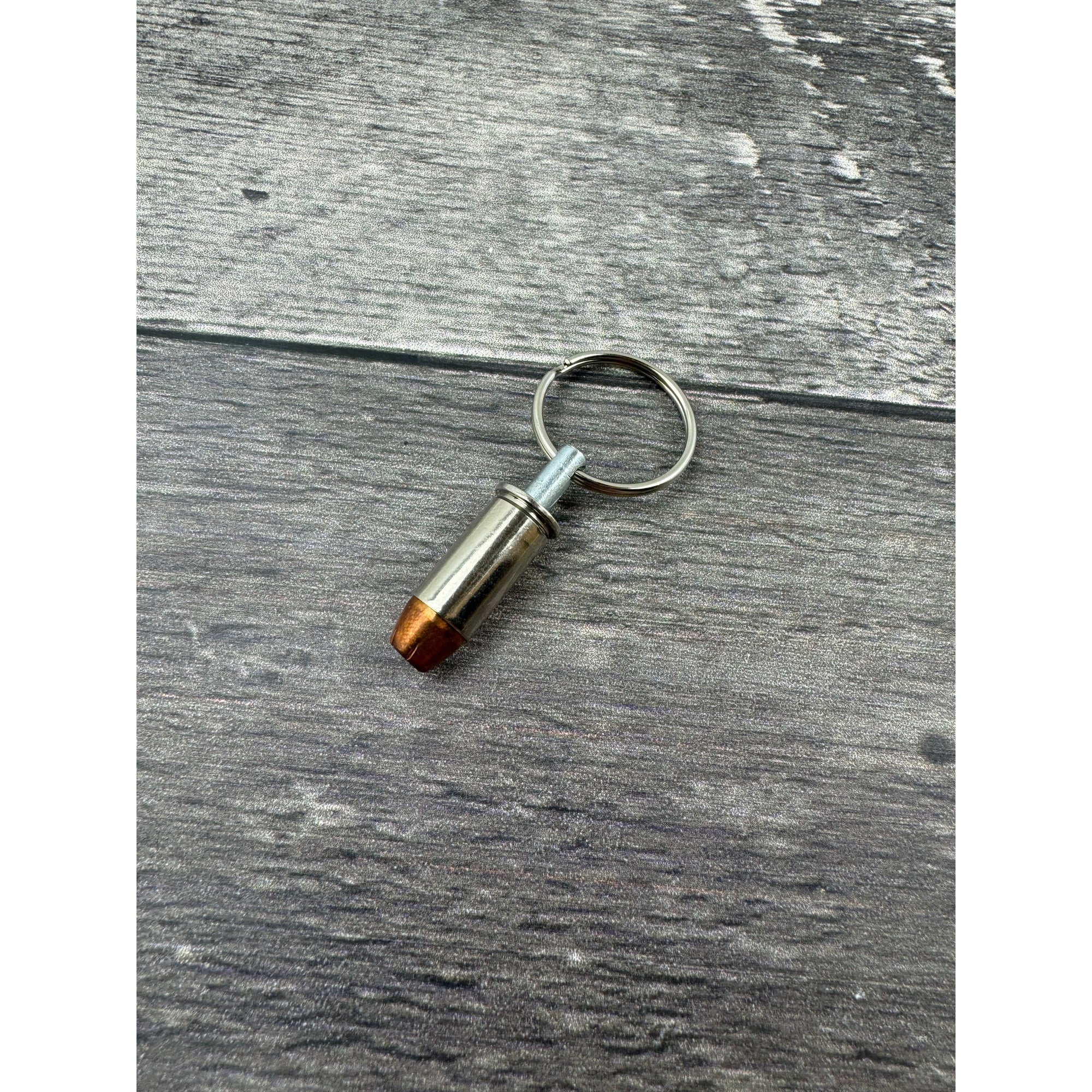 38S&W Nickle Bullet Keychain