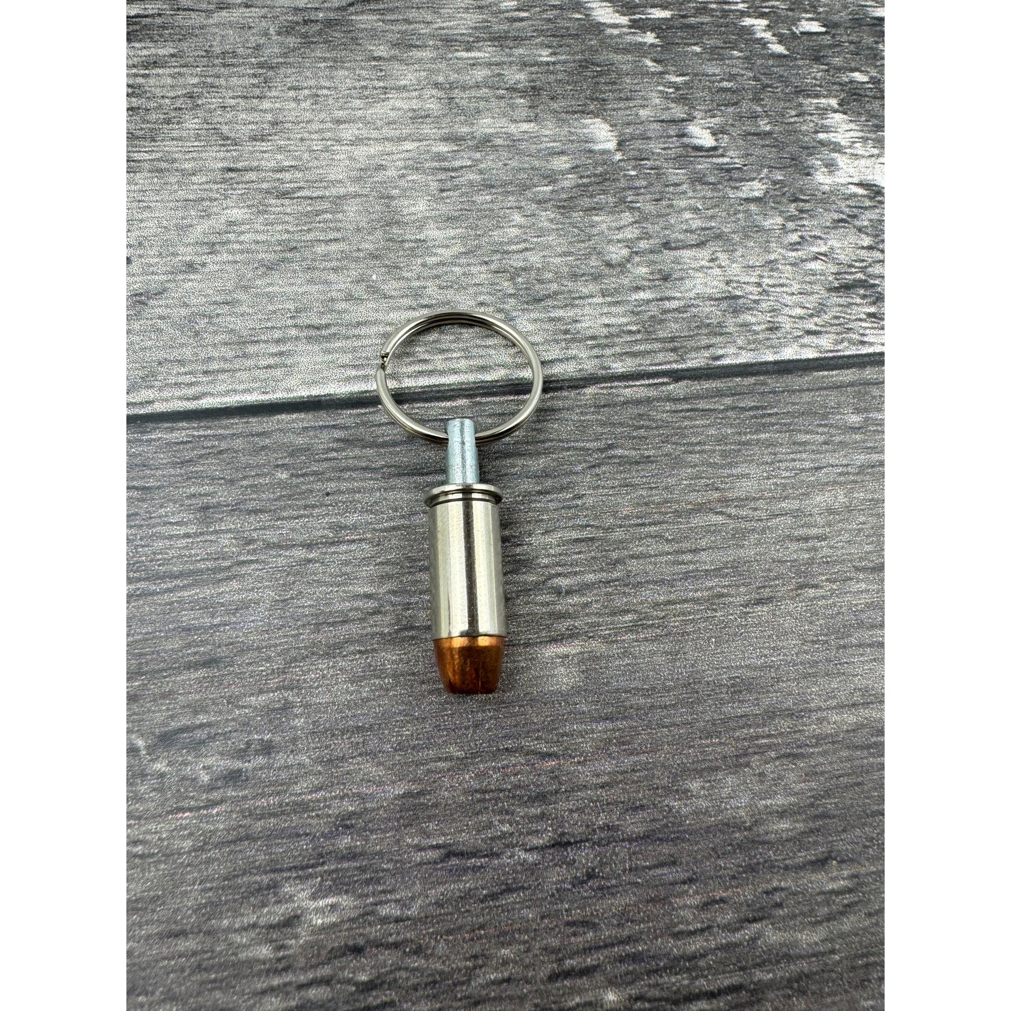 38S&W Nickle Bullet Keychain
