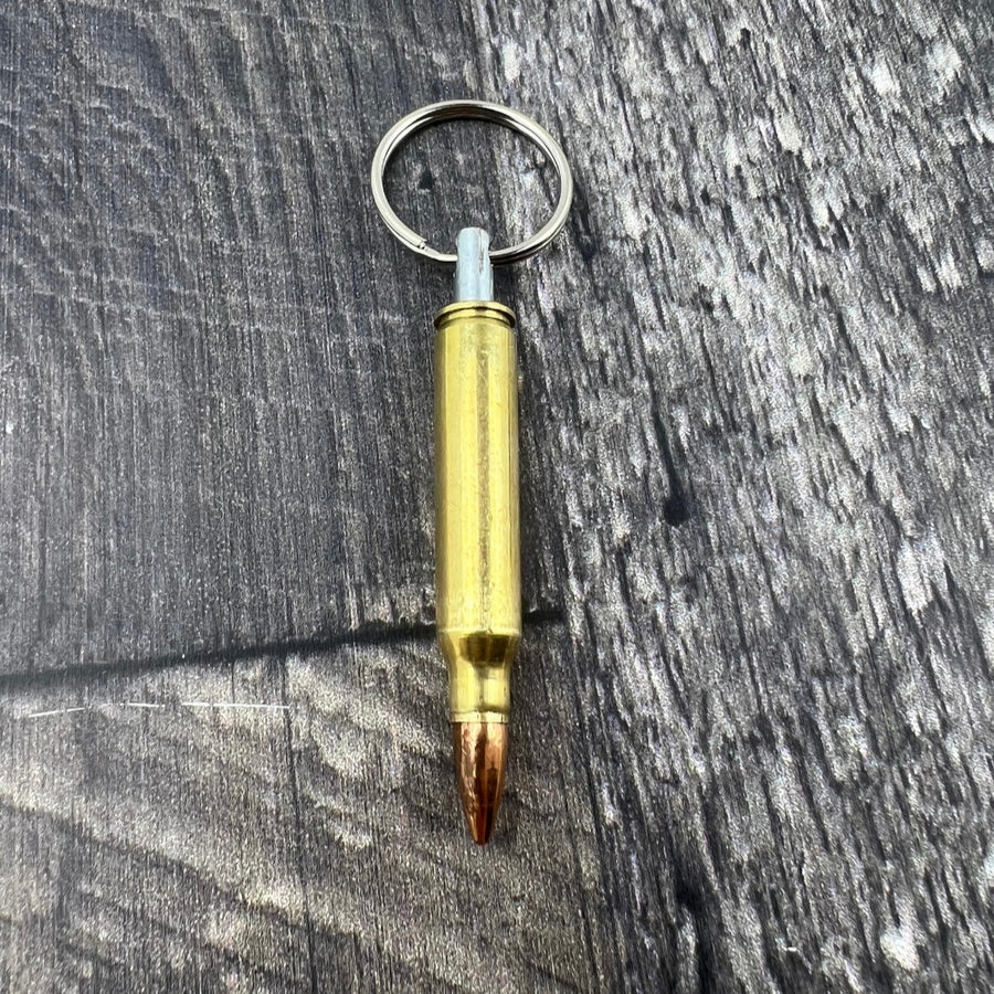 223 Remington Brass Bullet Keychain