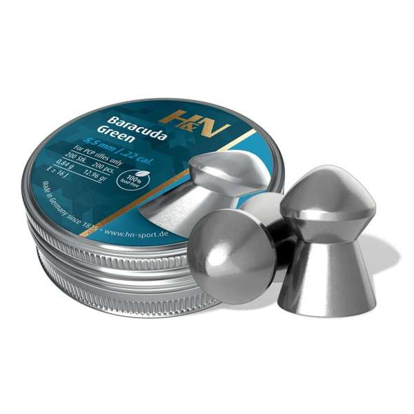 Baracuda Green 5.50mm .22 (HAN-PL-028)