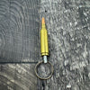 243 Winchester Brass Bullet Keychain