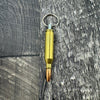 243 Winchester Brass Bullet Keychain