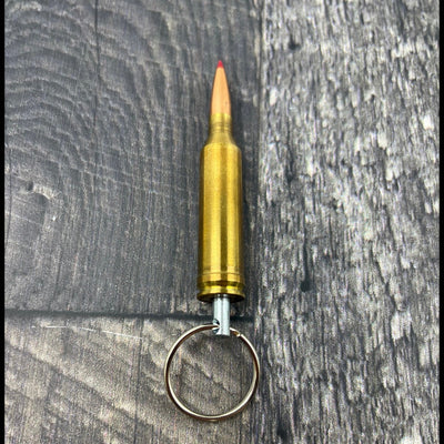 6.5 Remington Magnum Bullet Keychain