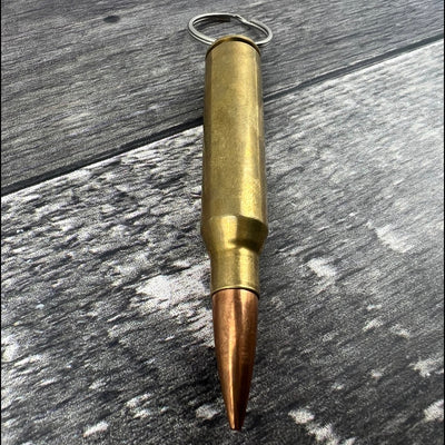 338 Lapua Magnum Bullet Keychain