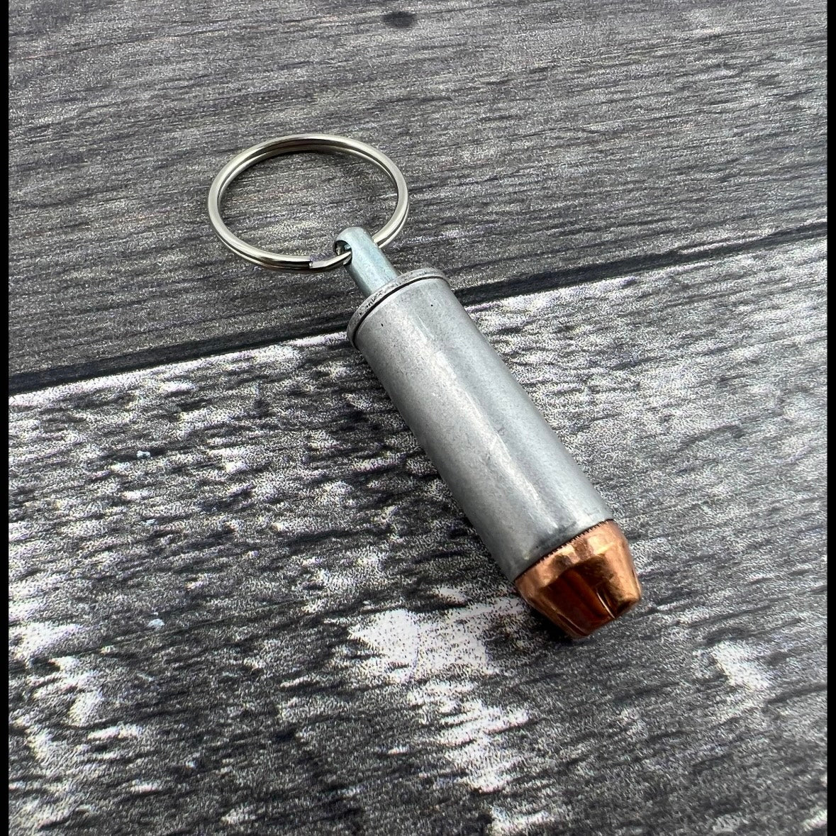45 Colt Aluminum Case Bullet Keychain