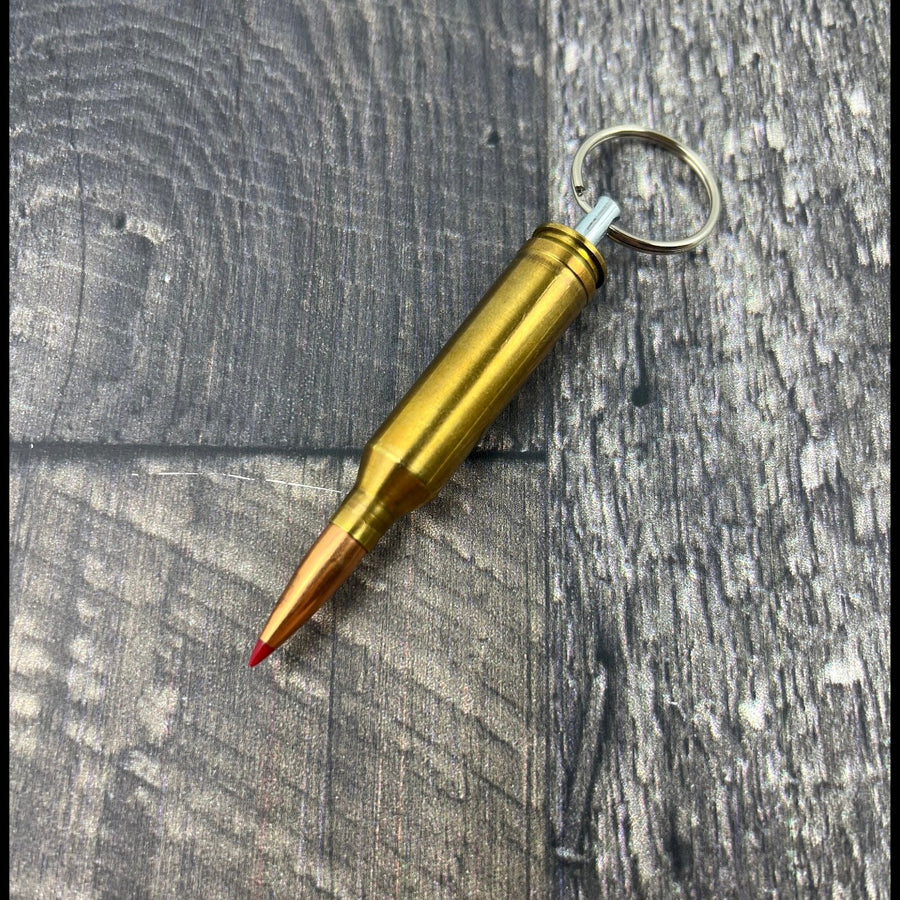 6.5 Remington Magnum Bullet Keychain